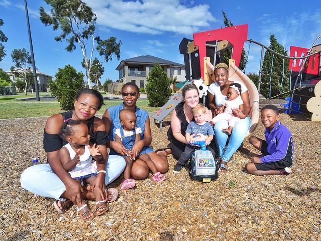 Amanda Mlalazi with Emeli, Nicole and Spencer Tehan, Wadzanai and Rufaro Mutauranwa, Sibonile Mlauzi and Reign Ronewa Ndou and Irvin Jnr, 6. Picture: Tony Gough