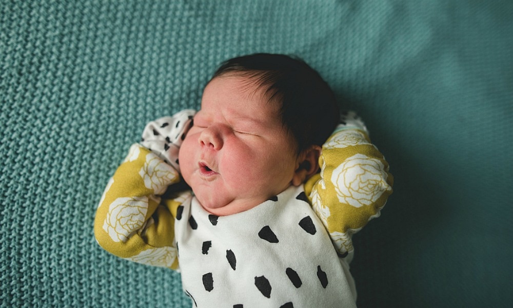 Baby breathing store heavy while sleeping