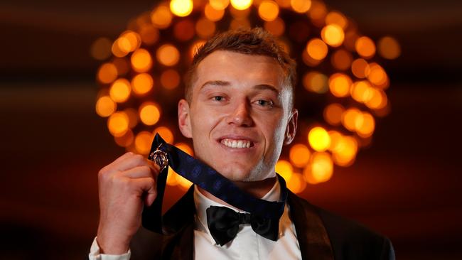 Patrick Cripps of the Blues after winning the Brownlow Medal. Picture: Michael Willson/AFL Photos via Getty Images