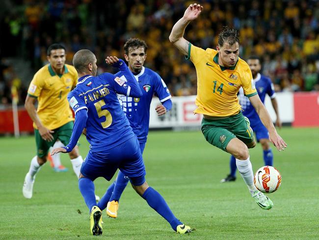 James Troisi fired home Australia’s fourth goal in injury time.