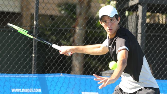 Alexander Crnokrak in action at the Gold Coast Junior International. Picture: Mike Batterham