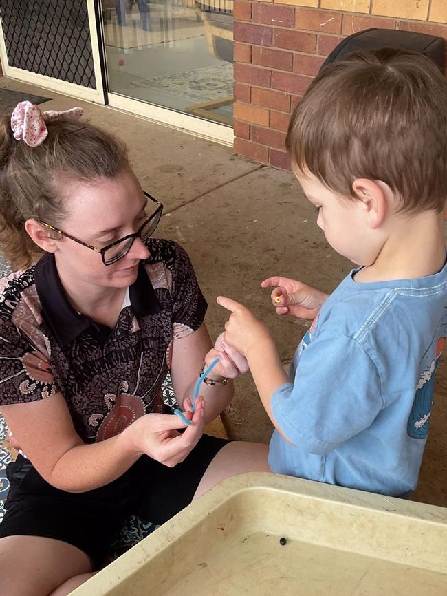 Ms Jensen said the best part of the job is the love she gets from the children every day, who are so excited to see her each morning.