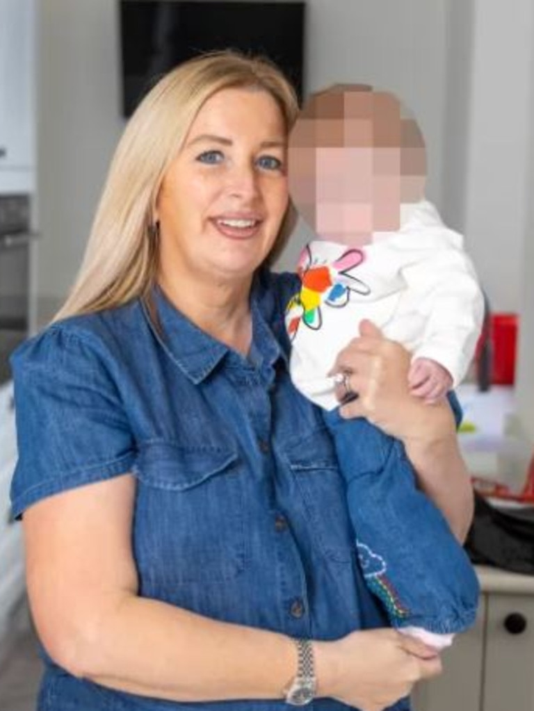 Gillian and Brian became parents to a girl in the 2020 Covid lockdown. Picture: The Sun