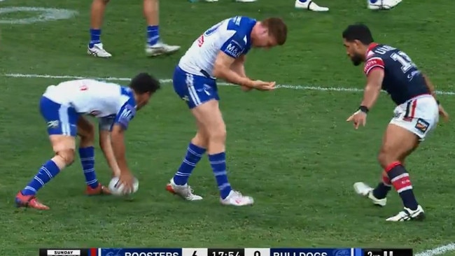 Dylan Napa suffered a wrist injury against the Roosters. Credit: Fox Sports