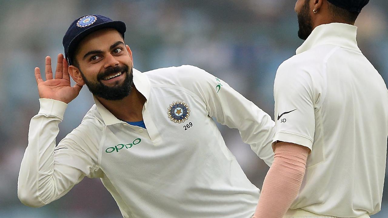 Indian captain Virat Kohli claims he will only get into a sledging war with Australia if the Aussies start it.