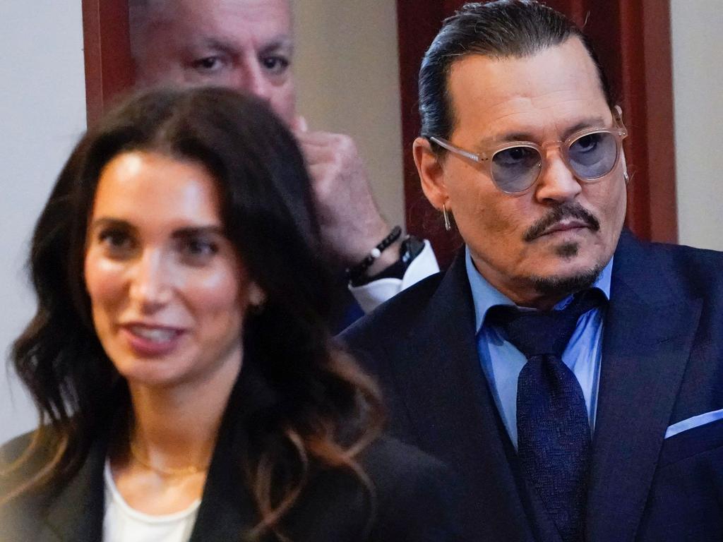 Actor Johnny Depp pictured arriving for closing arguments in the Depp v. Heard trial. Picture: Steve Helber / POOL / AFP)