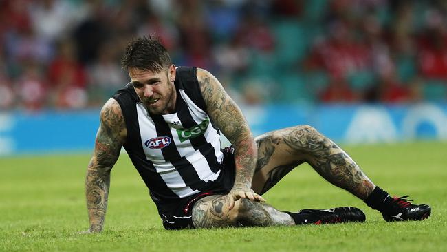 Dane Swan hasn’t played since Round 1. Picture: Phil Hillyard