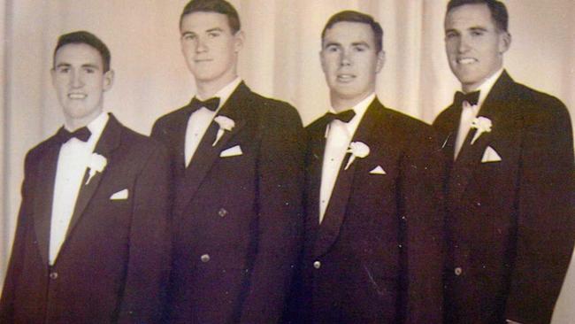 Mr Palm (second from right) at his brother's wedding