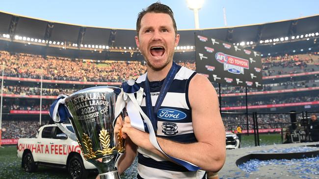 Patrick Dangerfield could be lining up as the captain for the first time in his career in 2023. Picture: Getty Images