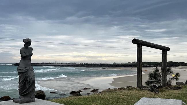 Several statues installed by art group Mon Abri across the Gold Coast. Photo: Mon Abri