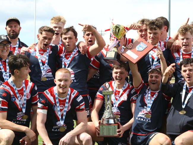 Macarthur U18s Gold grand final winners, the Camden Rams. Picture Warren Gannon Photography