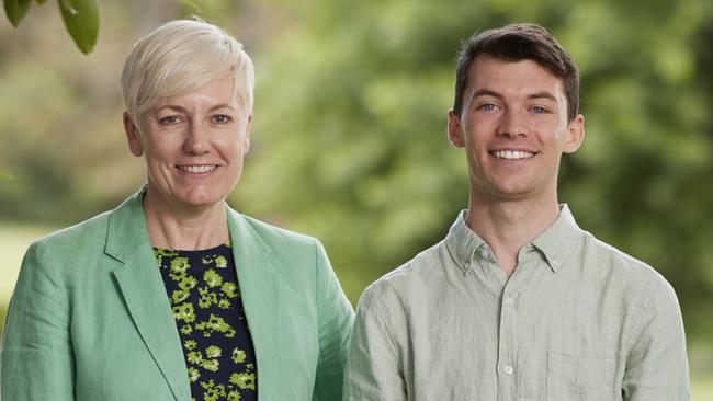 Upper House MP Cate Faehrmann and Heathcote candidate Cooper Riach Picture: Supplied