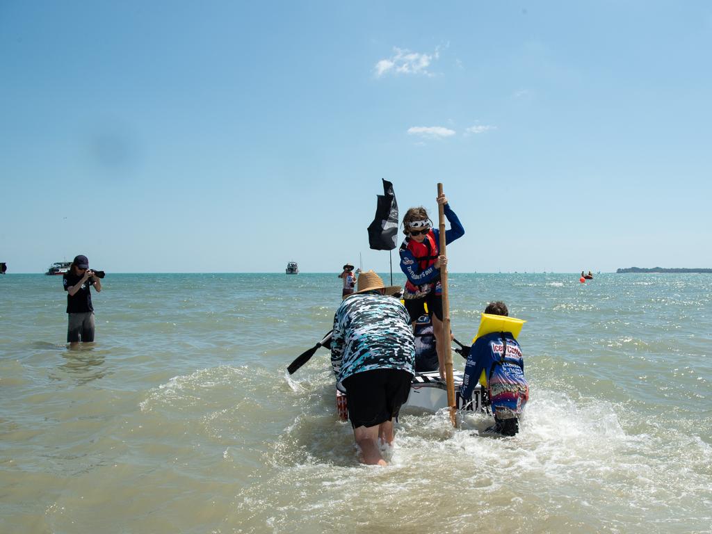 Darwin Beer Can Regatta at Mindil Beach, 2024. Picture: Pema Tamang Pakhrin