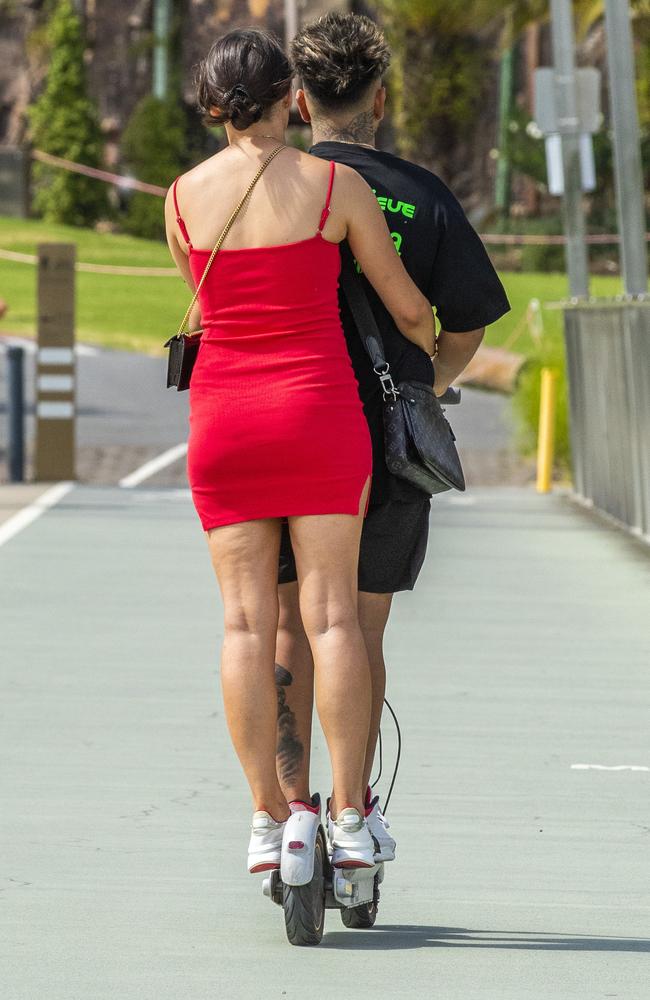 E-scooter riders in Brisbane