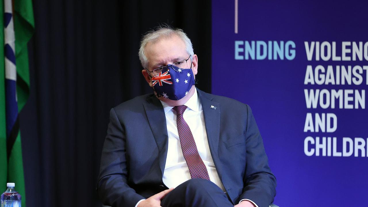 Prime Minister Scott Morrison is under fire for reading out testimonies from sexual assault survivors. Picture: NCA NewsWire / Gary Ramage
