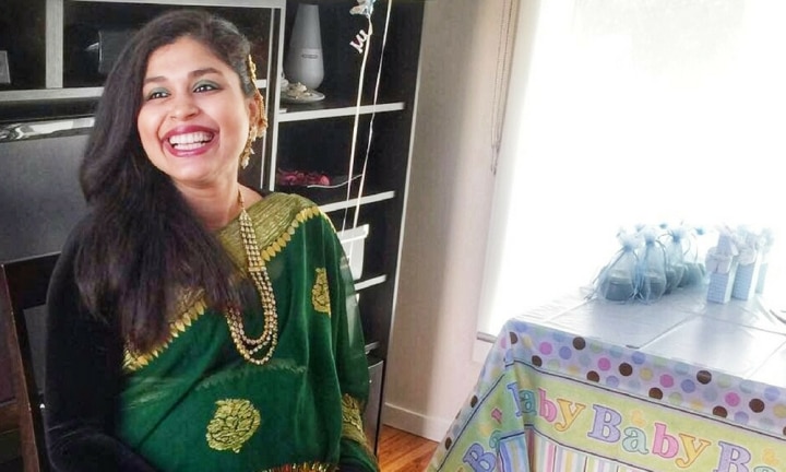 With few options for maternity-friendly saris, this mother wants