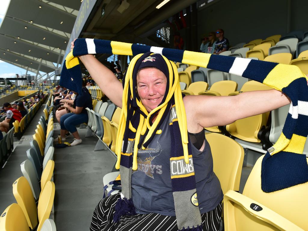 North Queensland Cowboys against Newcastle Knights at Queensland Country Bank Stadium. Heather Pratt. Picture: Evan Morgan