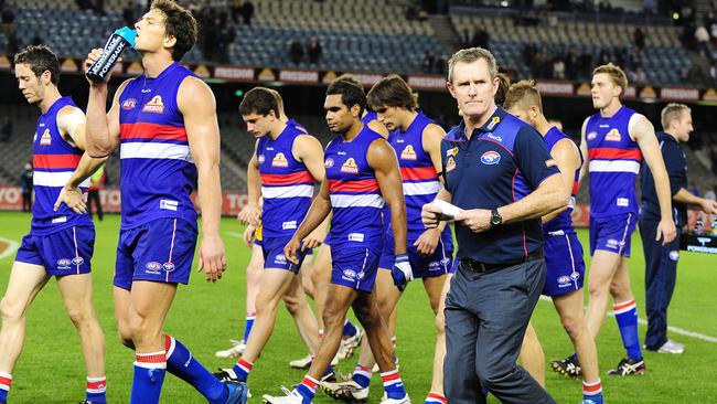 Brendan McCartney stepped down as Western Bulldogs coach after the 2014 season.