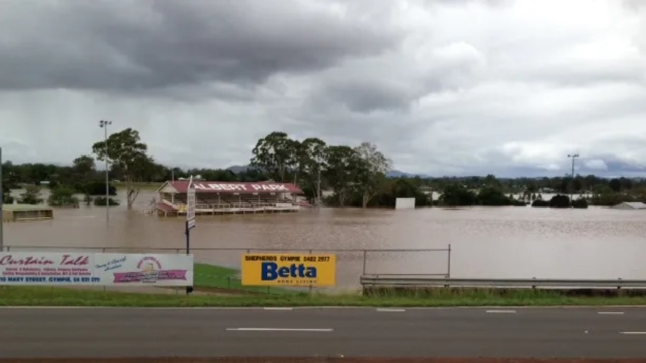 Gympie was hit with dual floods in early 2013.