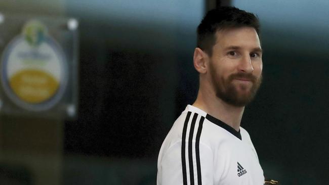 Lionel Messi is back on top. Pic: AP
