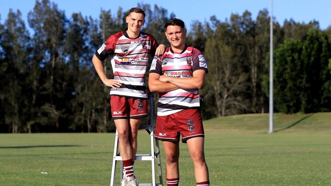 6th November 2020, Brothers Tom and Will Bird are four years, 20 centimetres and more than 50 kilograms apart but they've both be en essential contributors to Nerang's Grand Final qualification. Photo: Scott Powick