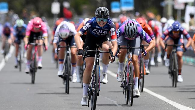 Ally Wollaston takes out the Women’s Surf Coast Classic on Wednesday afternoon. Picture: Dario Belingheri/Getty Images