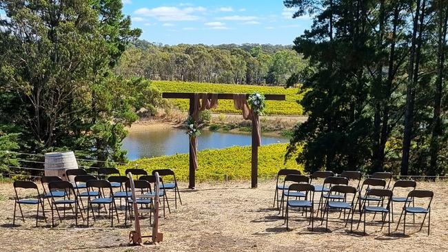 There are a range of ceremony locations on site. Picture: Supplied