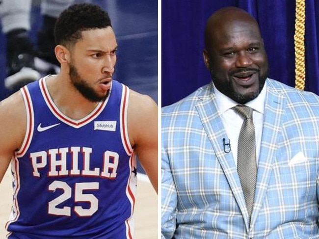 An angry Ben Simmons slid into Shaquille O'Neal's DMs.