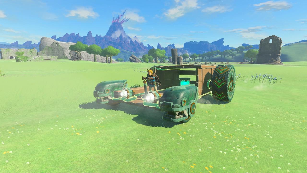 The Legend of Zelda: Tears of the Kingdom seems to have vehicles the player can use. Picture: Nintendo