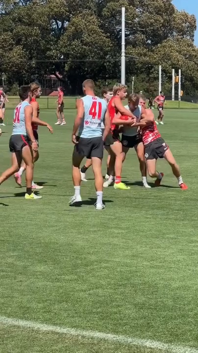 Lachlan McKirdy reports from Swans match sim