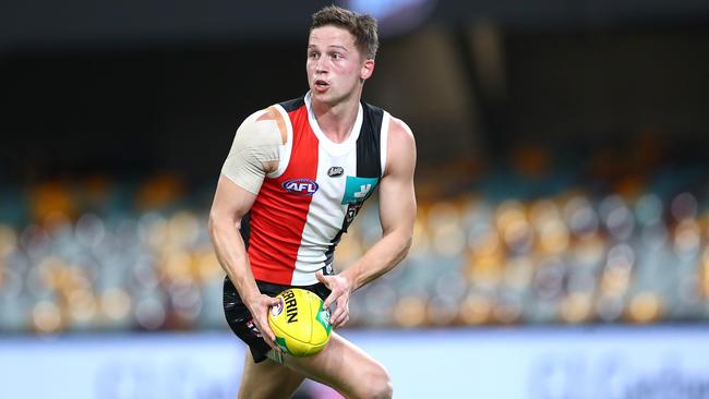 Jack Billings gave the Swans headaches all night. Picture: AFL Photos/Getty Images