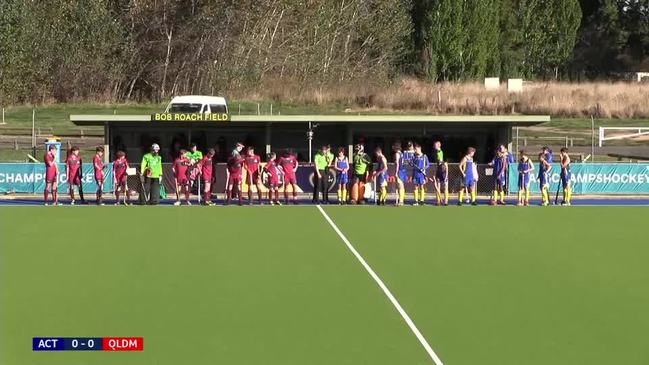 REPLAY: National U15's Boys Hockey Championships - QLD Maroons vs ACT