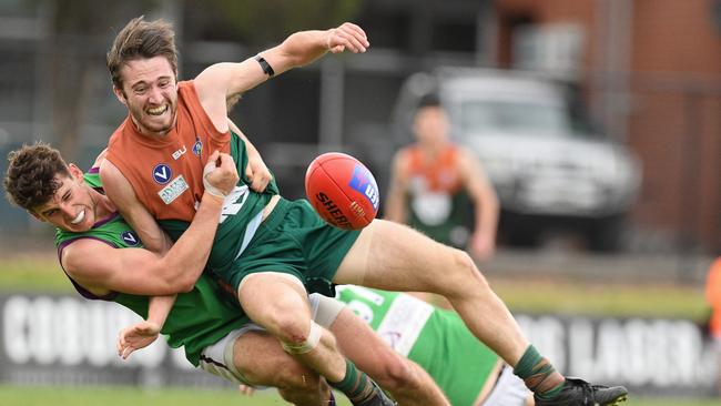 Old Paradians could not overcome UHS-VU in the grand final to cap its season with a flag. Picture: VAFA media.