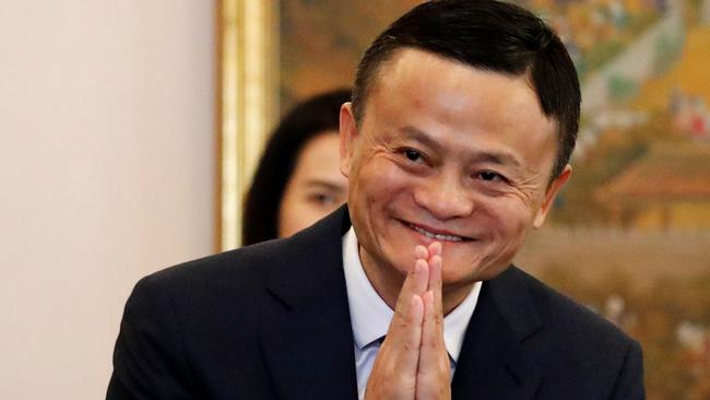 Jack Ma will step down as Alibaba chairman after a year’s transition period. Pic: AFP