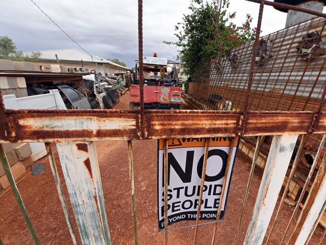 The Coober Pedy house where James Gargasoulas grew up. Picture: Tom Huntley