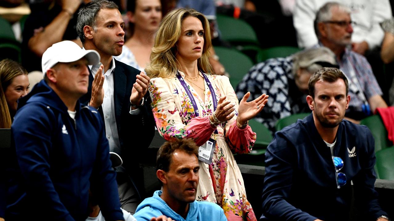 It was outright cruelty for Kim Sears, wife of Andy Murray. Photo by Mike Hewitt/Getty Images.