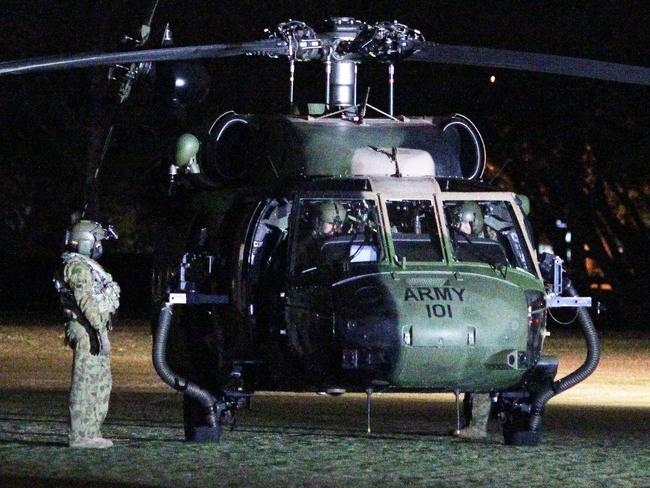 NEWS Bcm 5.11.14 - Army Blackhawk lands in Downey Park,Windsor- pic Adam Smith