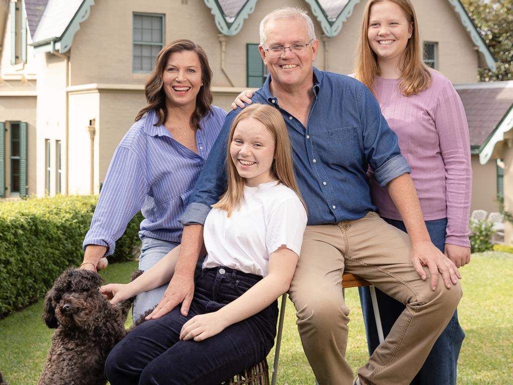 Scott Morrison says family is at the heart of a strong Australia. Picture: Jason Edwards