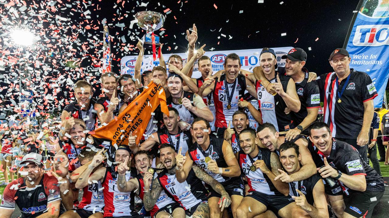 The NTFL men's grand final between Southern Districts and St Mary's. Picture: Pema Tamang Pakhrin