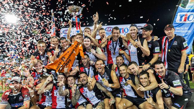 The NTFL men's grand final between Southern Districts and St Mary's. Picture: Pema Tamang Pakhrin