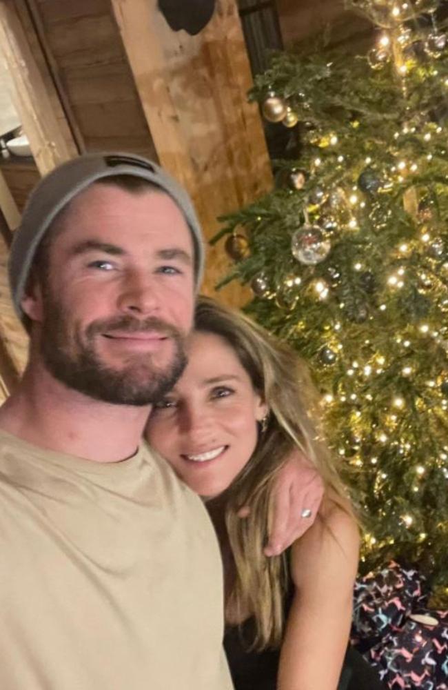 Elsa Pataky and her husband Chris Hemsworth. Picture: Instagram