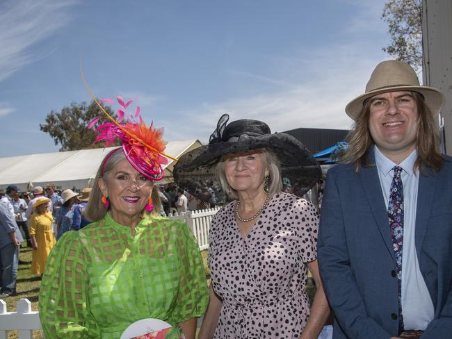 Julie Lowden, Thirza Lowden, Heath Lowden 2024 Manangatang Cup. Picture: Noel Fisher