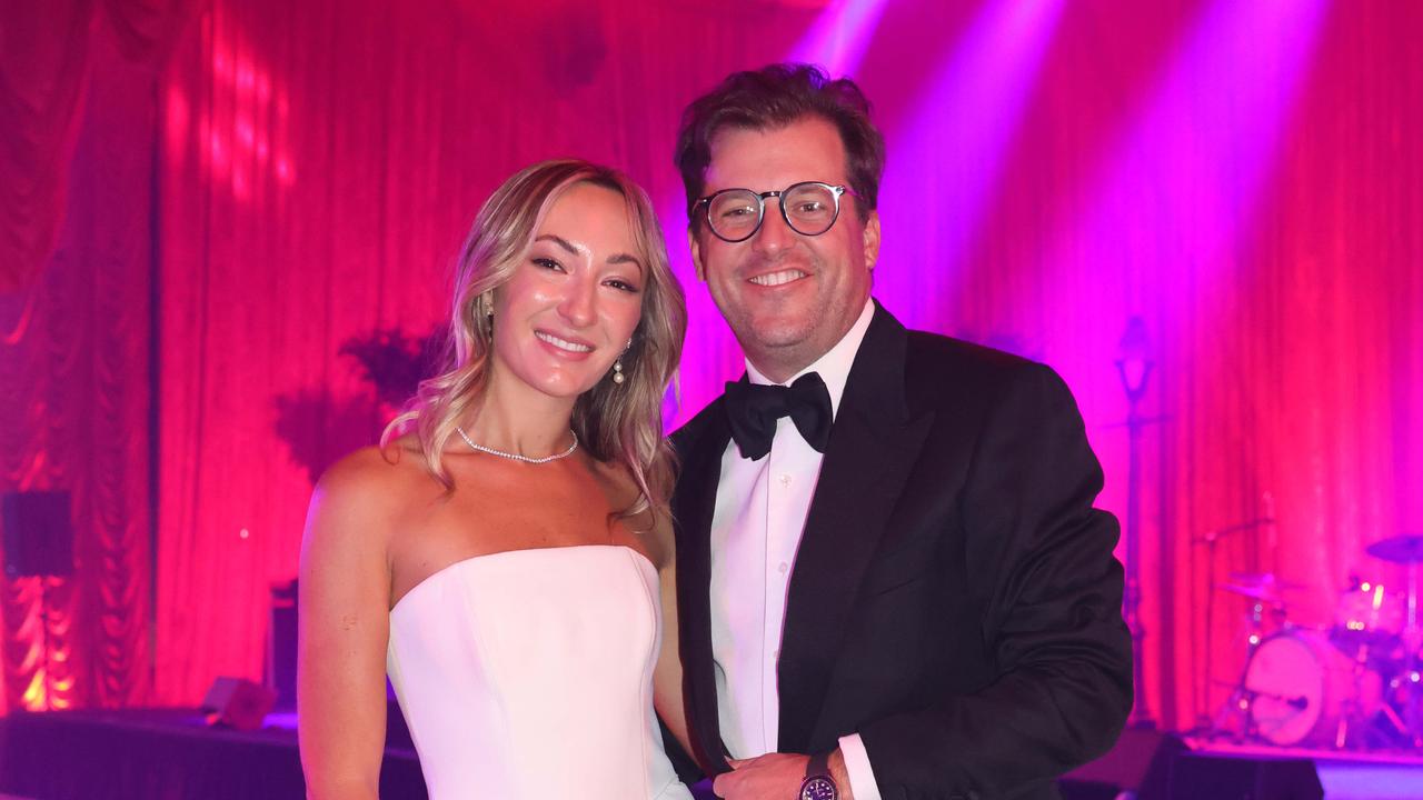 Chelsea Gates and Matt Gates at the Ray White Surfers Paradise Muscular Dystrophy Charity Ball at The Star Gold Coast. Picture: Portia Large