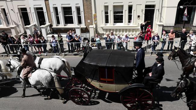 The royal wedding rehearsal in Windsor. Picture: MEGA.