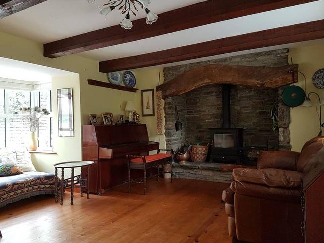 The cosy Welsh cottage. Picture: AirBnb