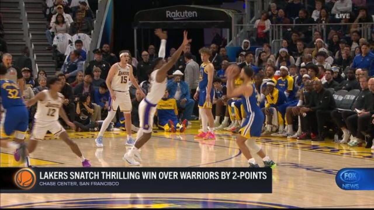 Lakers take down Warriors in thriller