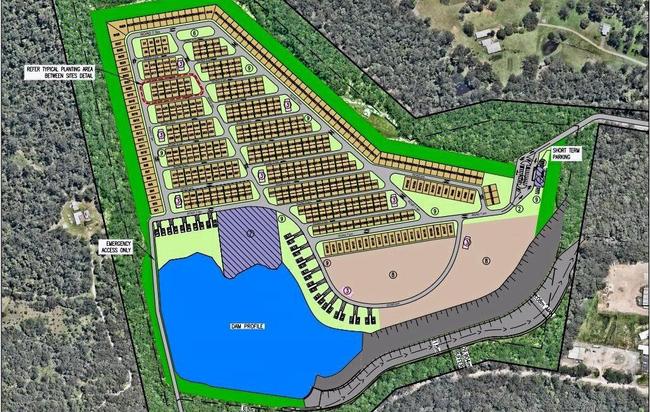 Brothers Peter and John Shadforth have lodged an impact-assessable development application for a tourist park at the site of their sand extraction business in Tanawha.