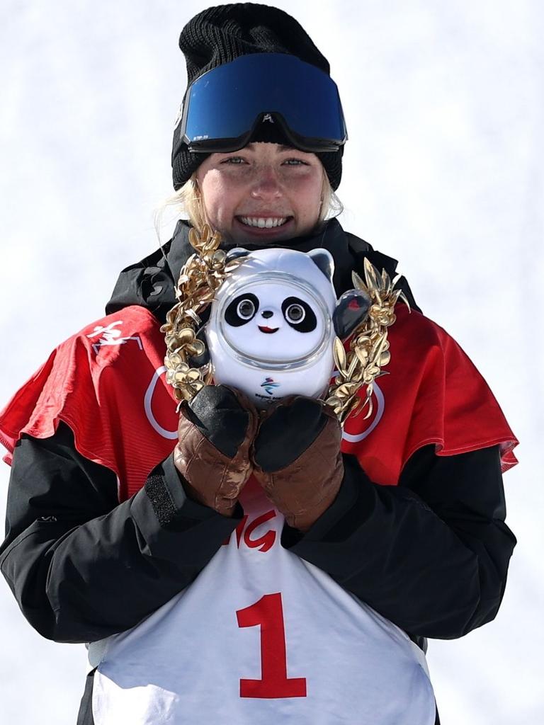 Zoi Sadowski-Synnott, New Zealand's first ever Winter Olympic gold medallists. Photo: Getty Images