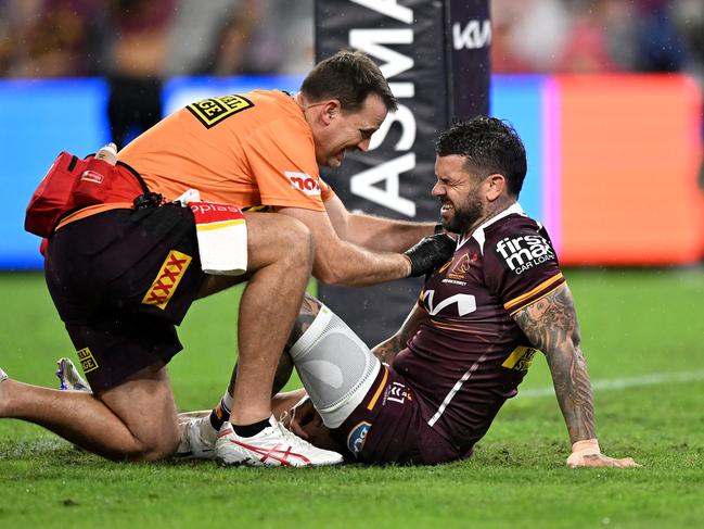 Critics have questioned whether Reynolds’ body can keep up, but the halfback says he is happy with his current form. Picture: NRL Photos