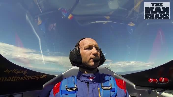 Matt Hall take Adam MacDougall on an adventure flight